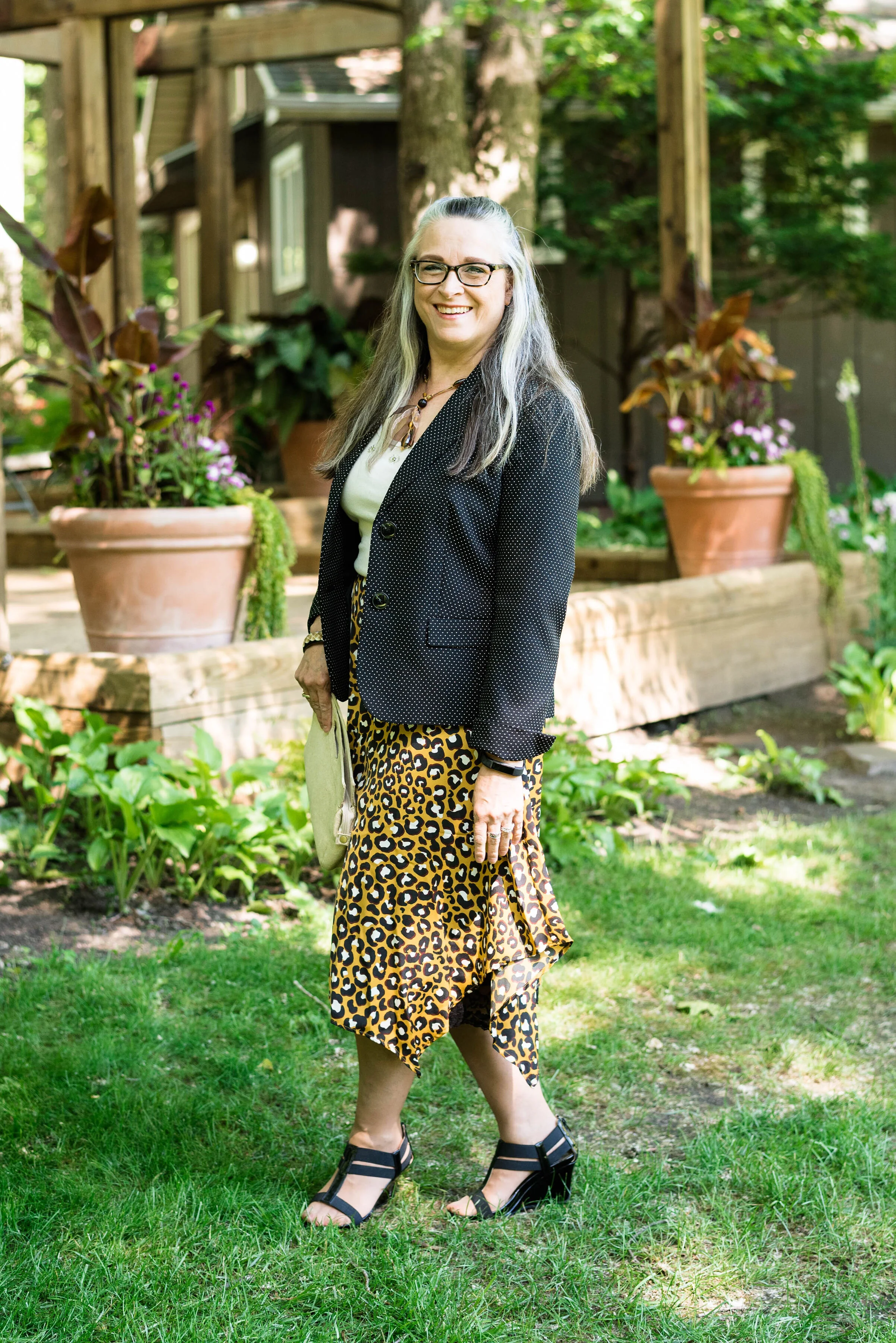 Leopard print cheap skirt outfit